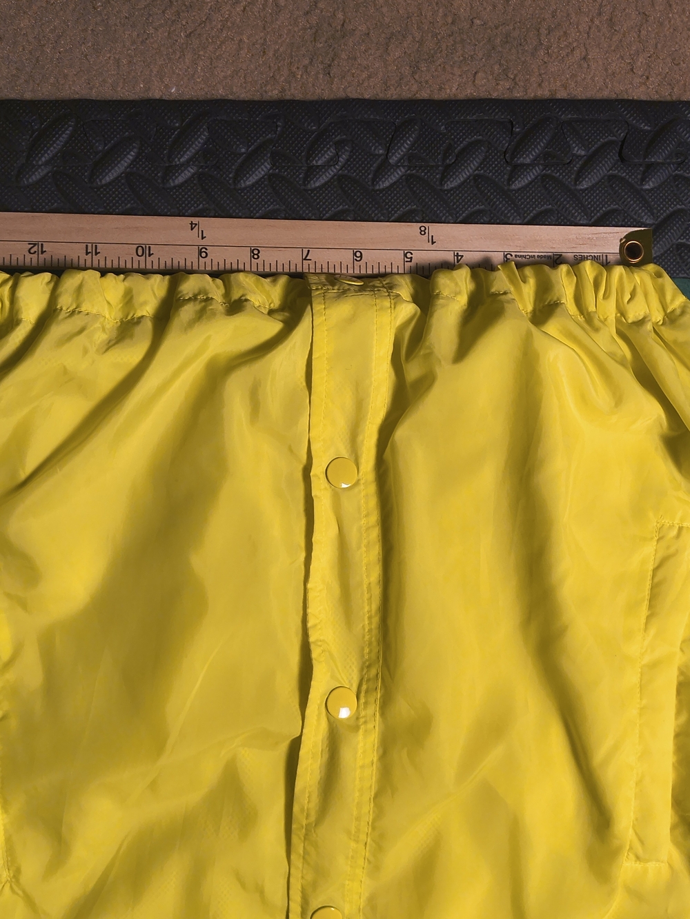 Forever 21 Neon Yellow Windbreaker Jacket Women’s S Lightweight Snap Front - Picture 9 of 16